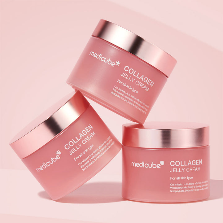 ⭐ 500+ Glowing Reviews! Pink Collagen Jelly Cream – Hydrates & Brightens Instantly ✨