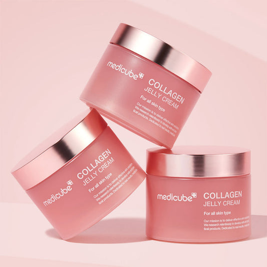 ⭐ 500+ Glowing Reviews! Pink Collagen Jelly Cream – Hydrates & Brightens Instantly ✨