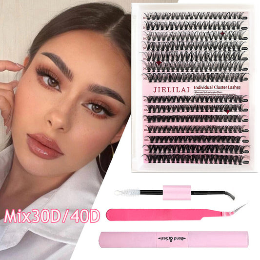 🌸 FadaLash Extension Kit – Mix Style Clusters with Bond, Remover & Tools ⭐️⭐️⭐️⭐️⭐️ | 2,300+ Happy Customers